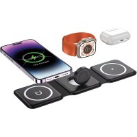 PWB-245-S Wireless 3lü Şarj İstasyonu