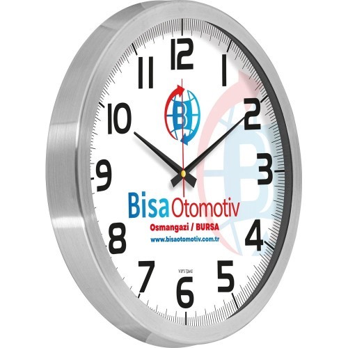 V30-970-B Alüminyum Duvar Saati
