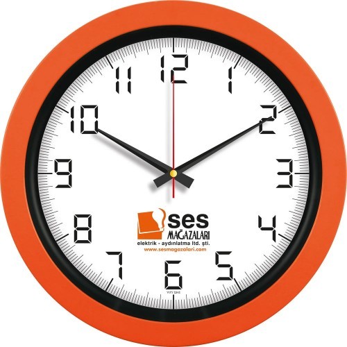 V30-346-T Plastik Duvar Saati