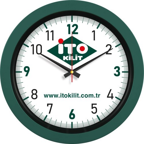 V30-346-HYSL Plastik Duvar Saati